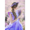 Bulgarian Thracian girl in a Bulgarian lavender field 